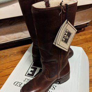 Frye Campus Shearling Tall Boot WTAGS+BOX